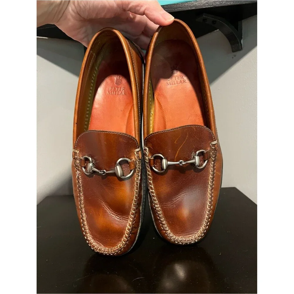 Peter Millar leather loafers